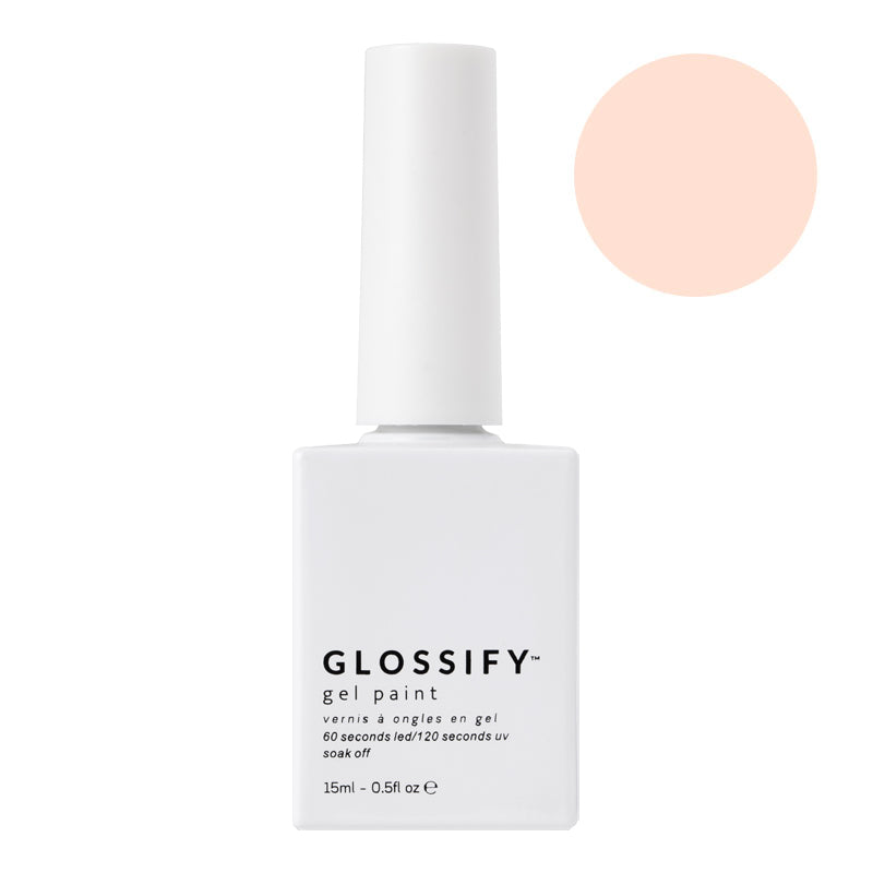 Glossify Peach Sorbet 15ml Hema Free Gel Polish