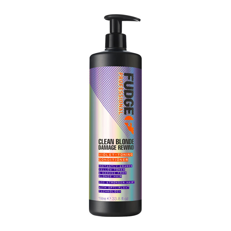Fudge Professional Clean Blonde Damage Rewind Violet-Toning Conditioner 1000ml 2