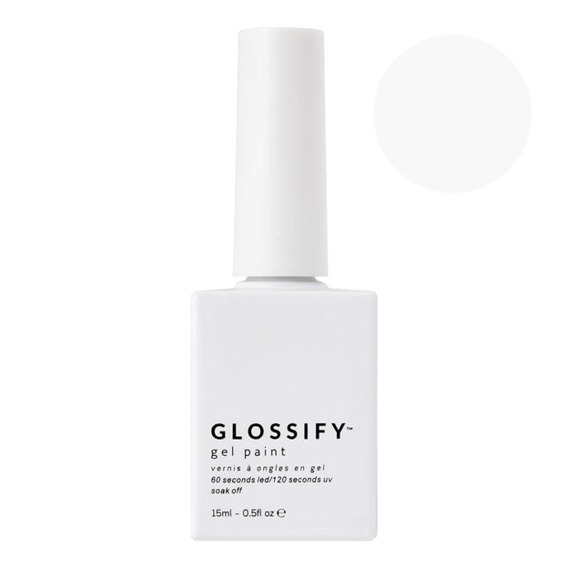 Glossify Milky White 15ml Hema Free Gel Polish