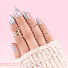 Kiara Sky Gelly Tip Coffin Short Assorted Nail Tips x 500