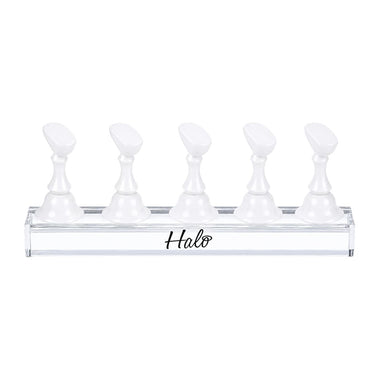 Halo Nail Practice Stand White