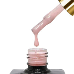 Glitterbels Brush On Builder Gel 17ml Peach Shimmer