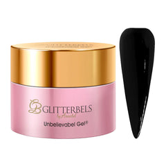 Glitterbels Unbelievabel Gel 10ml Black