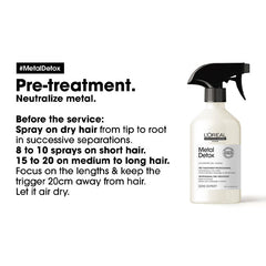 Serie Expert METAL DETOX Treatment Spray 500ml by L’Oréal Professionnel