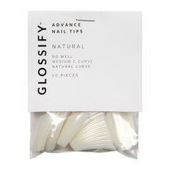 Glossify Advance Natural Nail Tips Size 8 x 50