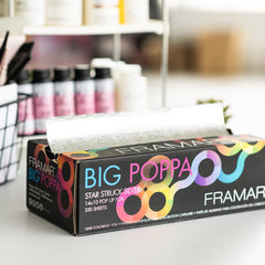 Framar Big Poppa Embossed Star Struck Pop Up Silver Foil Sheets x 250 (35.5cm x 25.4)