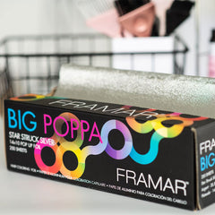 Framar Big Poppa Embossed Star Struck Pop Up Silver Foil Sheets x 250 (35.5cm x 25.4)