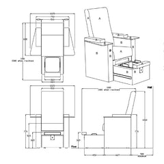 REM Natura PediSpa - Unplumbed