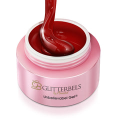 Glitterbels Unbelievabel Gel 10ml Ruby