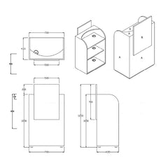 REM Keystone Reception Desk