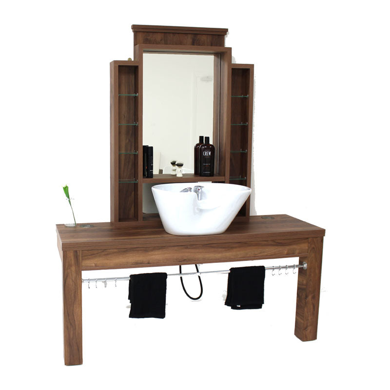 REM Montana Barber Unit with Backwash Basin