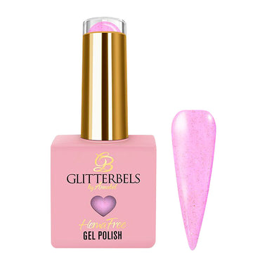 Glitterbels Hema Free Gel Polish 8ml Guava Jelly Glitz