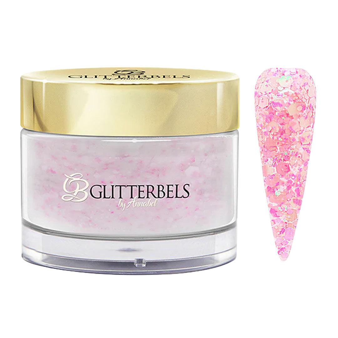 Glitterbels Coloured Acrylic Powder 28g Raspberry Ripple