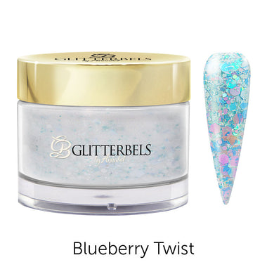 Glitterbels Coloured Acrylic Powder 28g Blueberry Twist