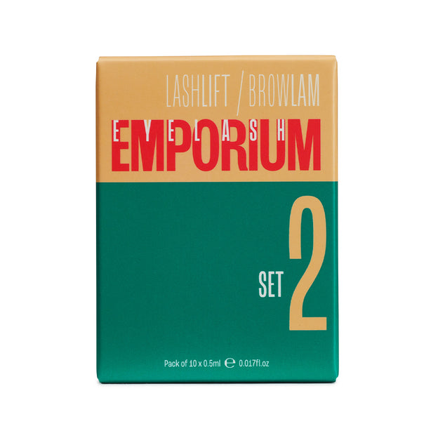 The Eyelash Emporium Step 2 Lash Lift & Brow Lamination Set Solution 10 x 0.5ml