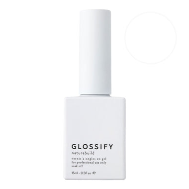 Glossify Sheer White Naturabuild 15ml Builder Gel