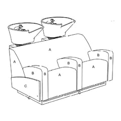 REM Cupid Wash Unit - 2 Position