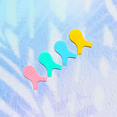 The Glo Co Y Combs Multicolour x 10