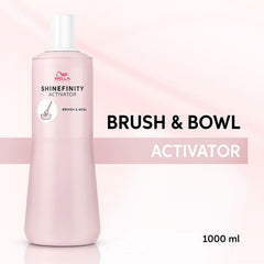 Wella Professionals Shinefinity Activator Brush & Bowl 2% 1000ml