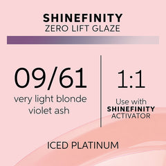 Wella Professionals 09/61 Iced Platinum Shinefinity Zero Lift Glaze 60ml