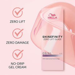 Wella Professionals 09/13 Toffee Milk Shinefinity Zero Lift Glaze 60ml