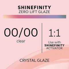 Wella Professionals 00/00 Crystal Glaze Shinefinity Zero Lift Glaze 60ml
