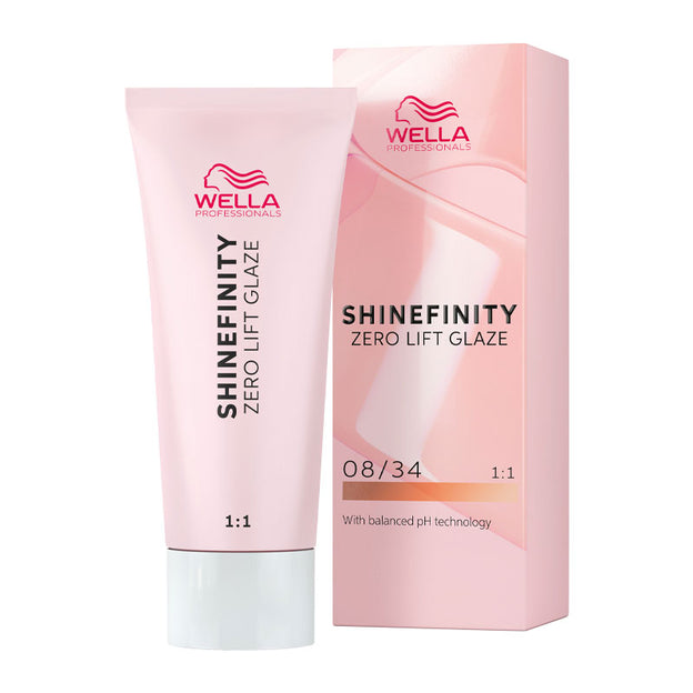 Wella Professionals 08/34 Spicy Ginger Shinefinity Zero Lift Glaze 60ml