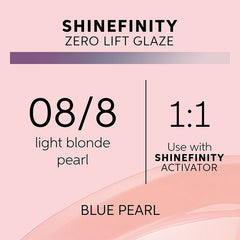 Wella Professionals 08/8 Blue Pearl Shinefinity Zero Lift Glaze 60ml