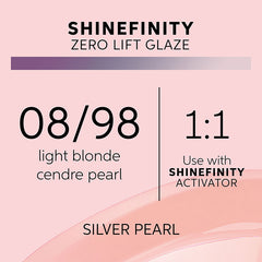 Wella Professionals 08/98 Silver Pearl Shinefinity Zero Lift Glaze 60ml