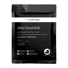 +maskology Niacinamide Face Sheet Mask 22ml
