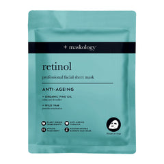 +maskology Retinol Face Sheet Mask 22ml