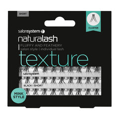 Salon System Individual Lashes Black Medium Mink Style