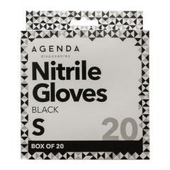 Nitrile Gloves UltraFlex Black Small x 20 Pairs