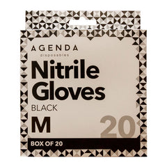 Nitrile Gloves UltraFlex Black Medium x 10 Pairs