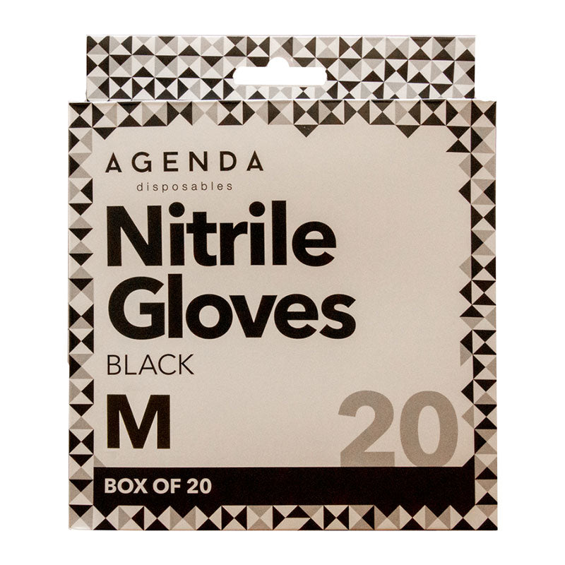 Nitrile Gloves UltraFlex Black Medium x 20 Pairs