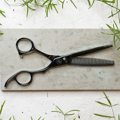 Leaf Black Edition 6in Texturising Scissor 30 Teeth
