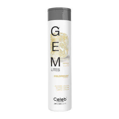 Gem Lites Citrine Colorwash Shampoo 244ml by Celeb Luxury