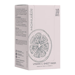 Monuskin Vitamin C Sheet Mask 18ml Box of 10