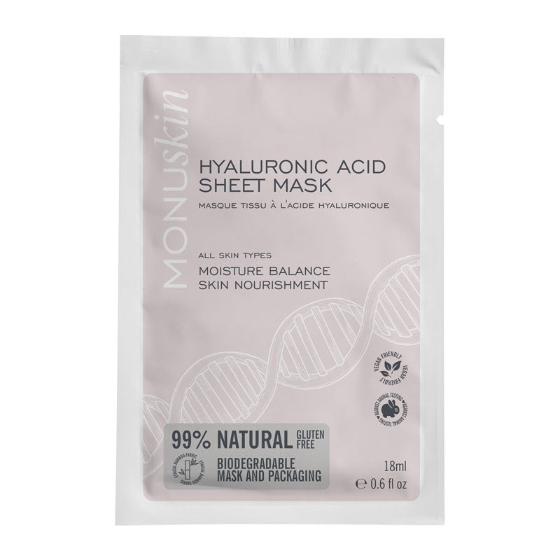 Monuskin Hyaluronic Sheet Mask 18ml Single