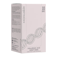 Monuskin Hyaluronic Sheet Mask 18ml Box of 10