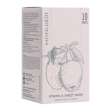 Monuskin Vitamin A Sheet Mask 18ml Box of 10