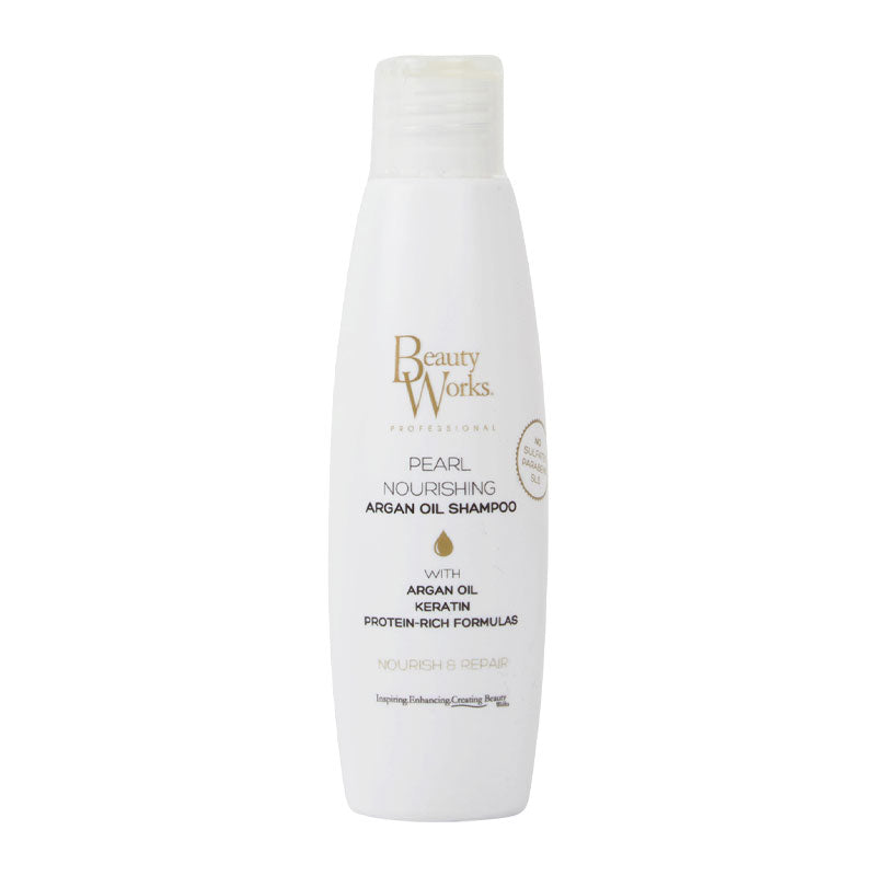 Beauty Works Pearl Nourishing Argan Oil Sulphate Free Shampoo 50ml