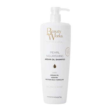 Beauty Works Pearl Nourishing Argan Oil Shampoo Sulphate Free 1000ml