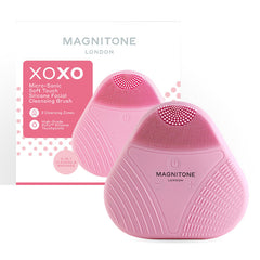 MAGNITONE XOXO Microsonic Softtouch Silicone Cleansing Brush Pink