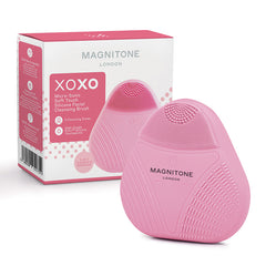 MAGNITONE XOXO Microsonic Softtouch Silicone Cleansing Brush Pink