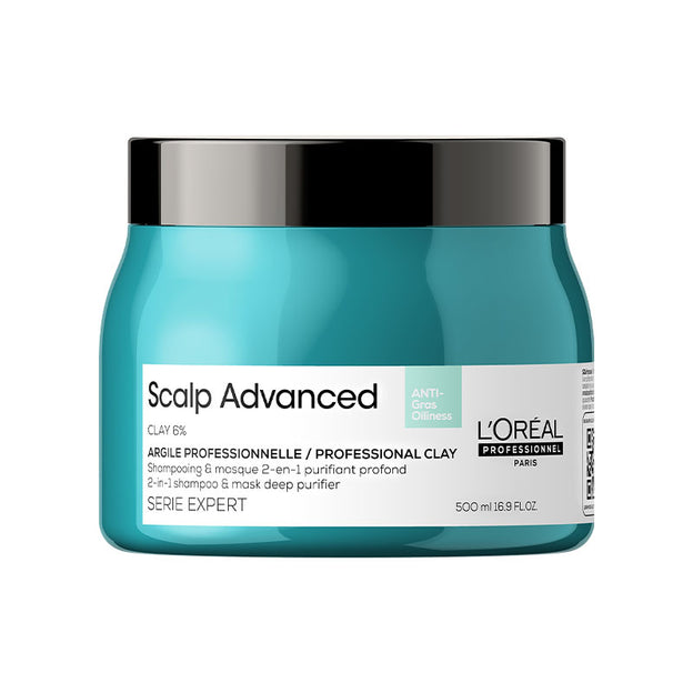 Serie Expert Scalp Advanced Anti-Oiliness 2-in-1 Deep Purifier Clay Mask 500ml