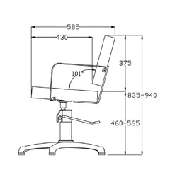 REM Nero Hydraulic Chair