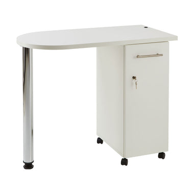 REM Stadium Nail Desk White