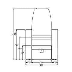 REM Fantasy Pedispa Stainless Basin Cover