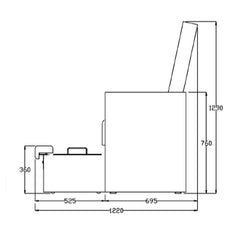 REM Fantasy Pedispa Stainless Basin Cover